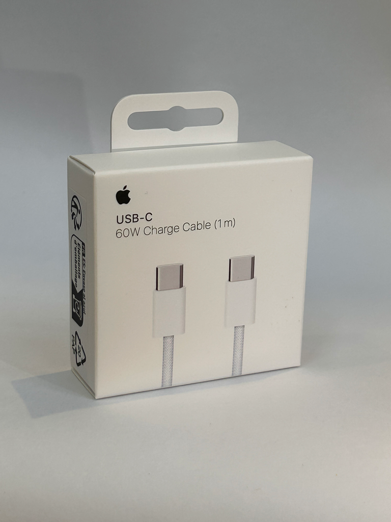 Cable tipo c a c Apple blanco 60w (ORIGINAL)